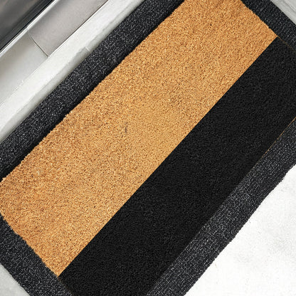 Sleek Horizon Natural Coir Doormat - 24x48