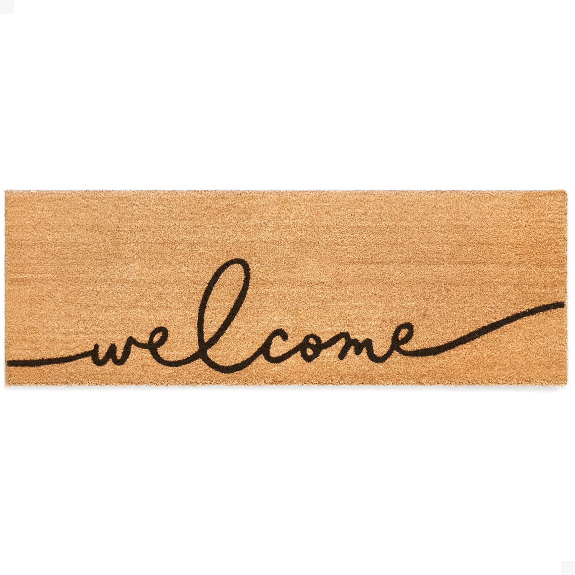 Warm Greeting Natural Coir Doormat - 24x72