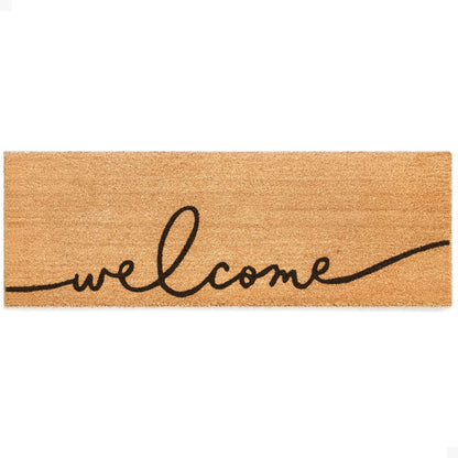 Warm Greeting Natural Coir Doormat - 24x72