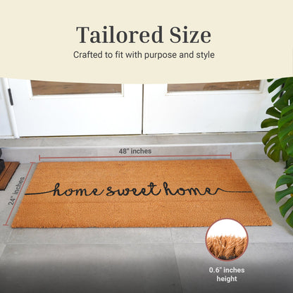 Natural Home Natural Coir Doormat - 24x48