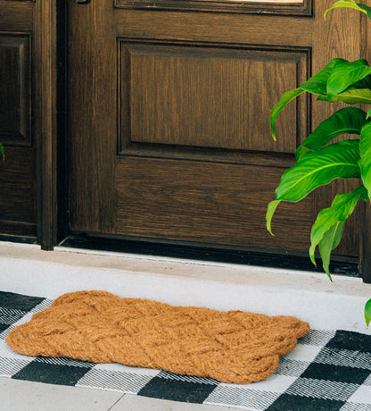 Rope Knot Natural Woven Doormat