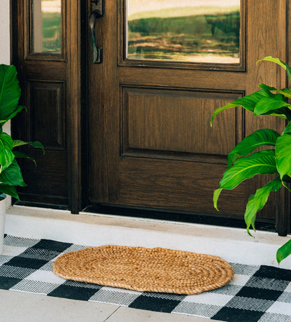 Rope - Oval Natural Woven Doormat