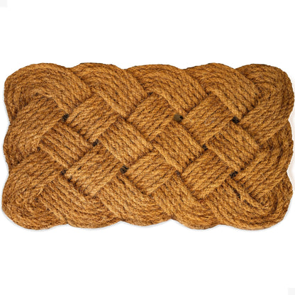 Rope Knot Natural Woven Doormat