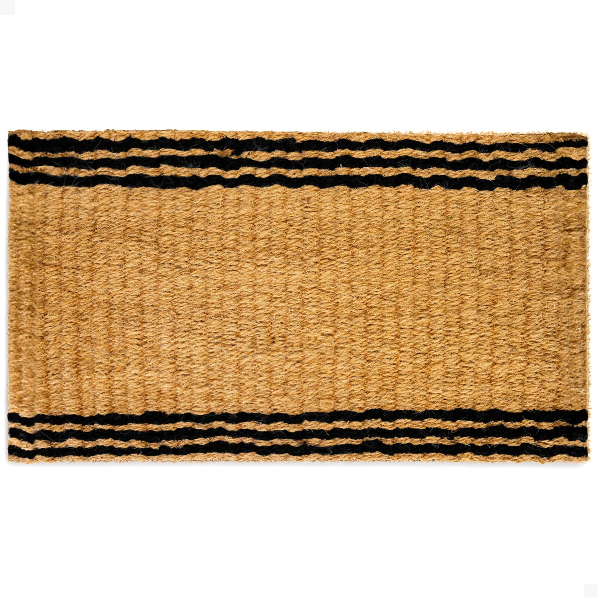 Rope Stripe Natural Woven Doormat