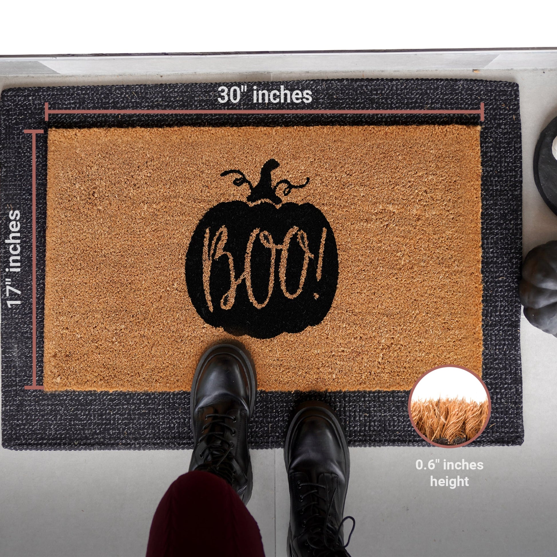 Boo Natural Coir Doormat
