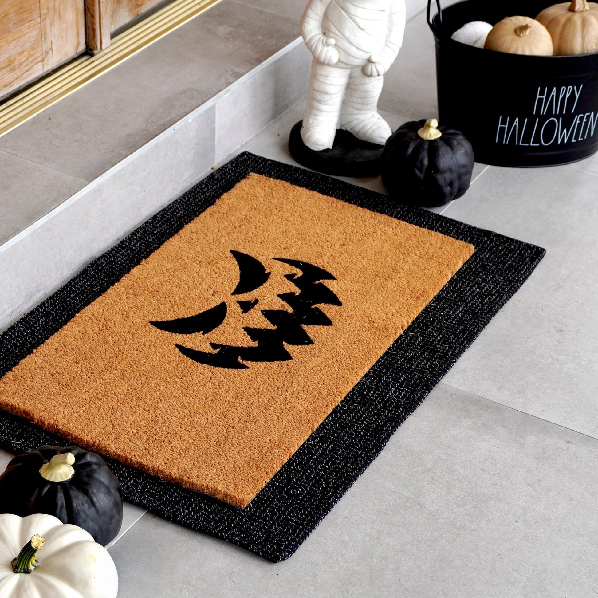 Spooked Natural Coir Doormat