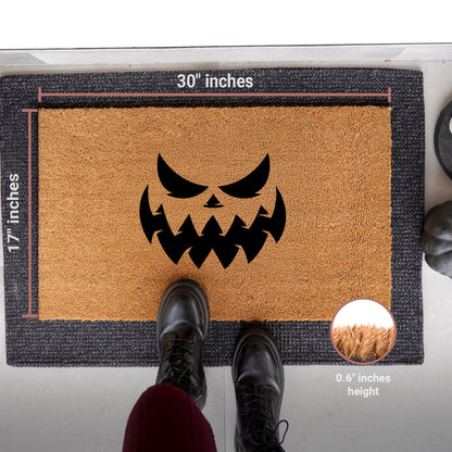 Spooked Natural Coir Doormat