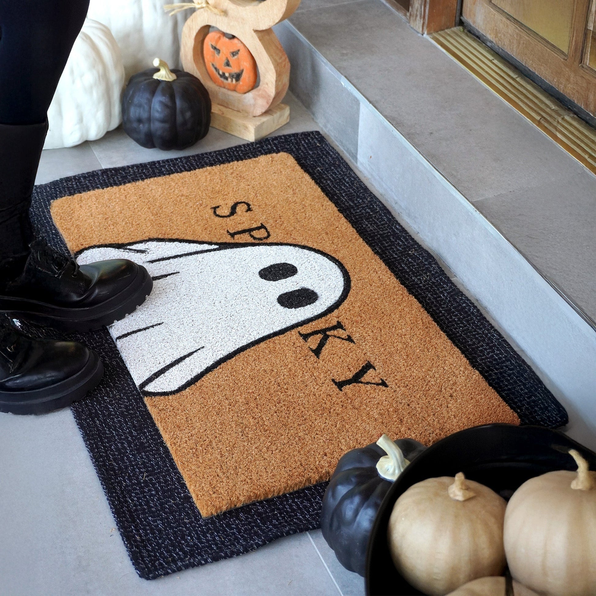Spooky Natural Coir Doormat