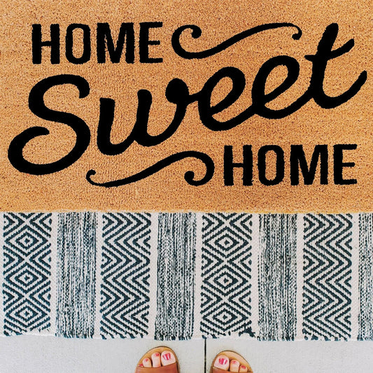 Home Sweet Home Natural Coir Doormat