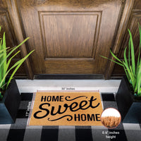 Home Sweet Home Natural Coir Doormat