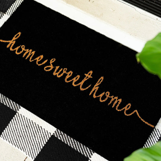 Rustic Greet Natural Coir Doormat