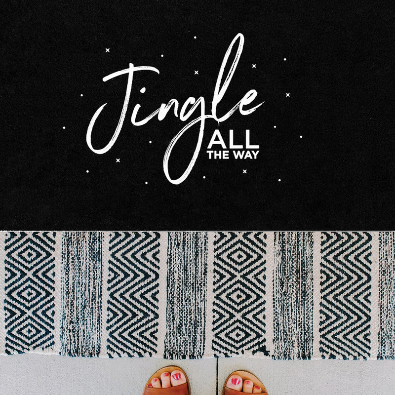 Midnight Melody Natural Coir Doormat