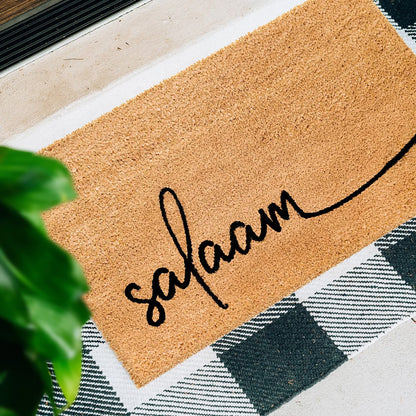 Classic Salaam Natural Coir Doormat