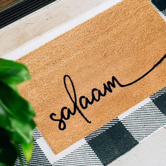 Classic Salaam Natural Coir Doormat