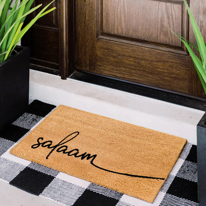Classic Salaam Natural Coir Doormat