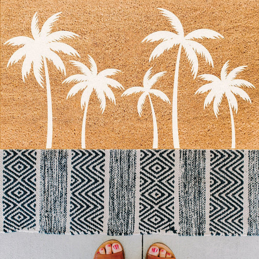 Coastal Breeze Natural Coir Doormat