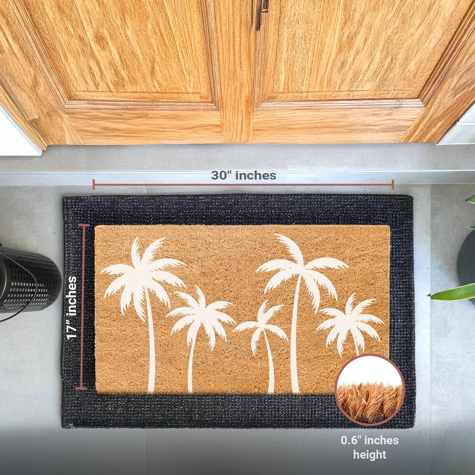 Coastal Breeze Natural Coir Doormat
