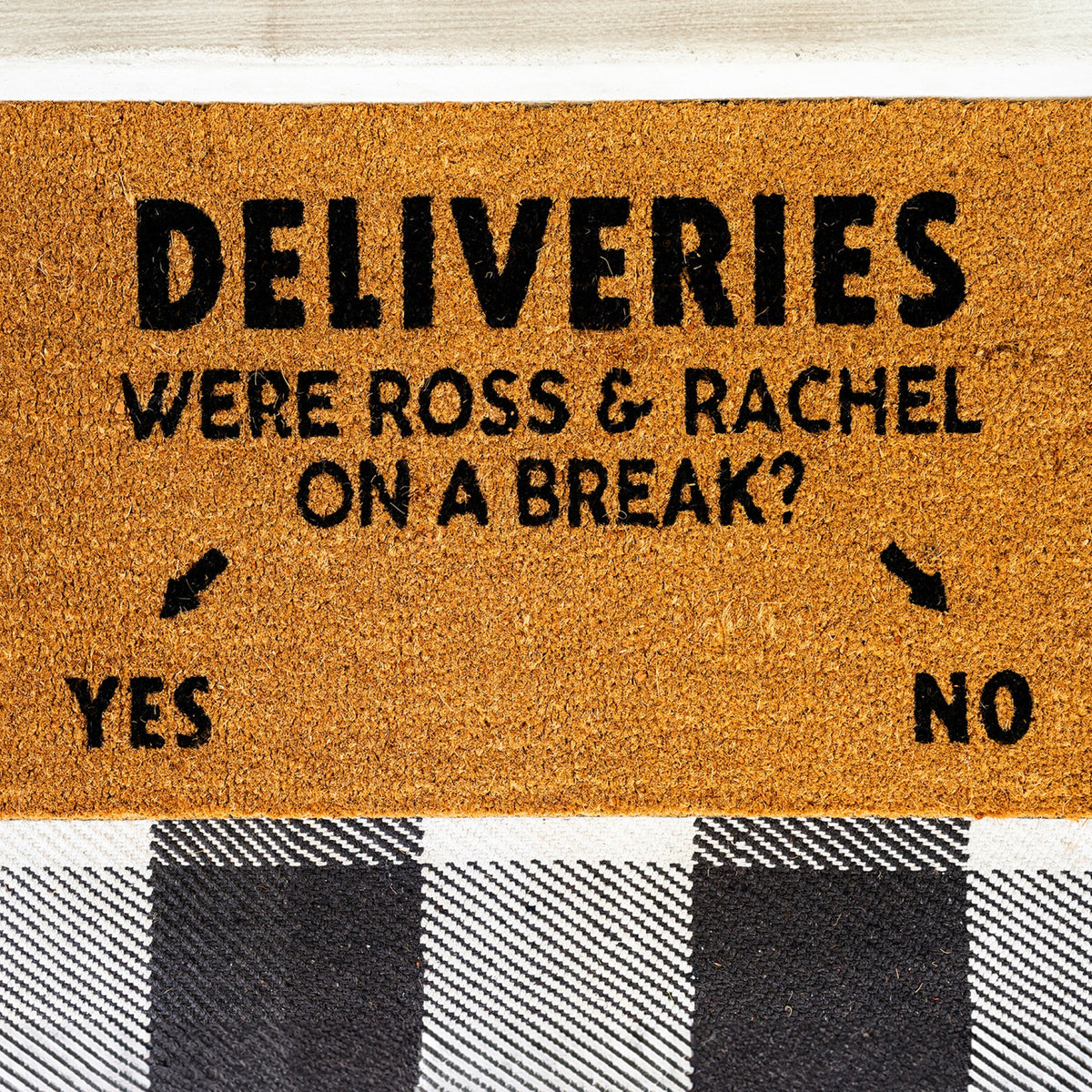 Delivery Dilemma Natural Coir Doormat