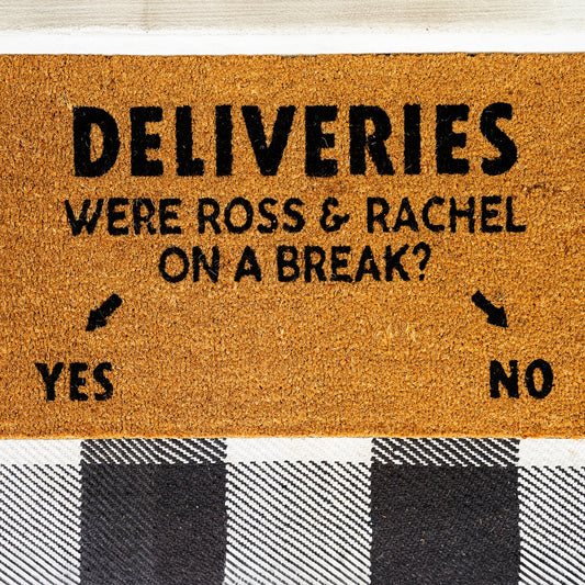 Delivery Dilemma Natural Coir Doormat