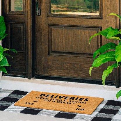 Delivery Dilemma Natural Coir Doormat