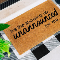 Spur-of-the-Moment Natural Coir Doormat