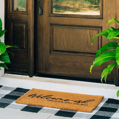 Welcome-ISH Natural Coir Doormat