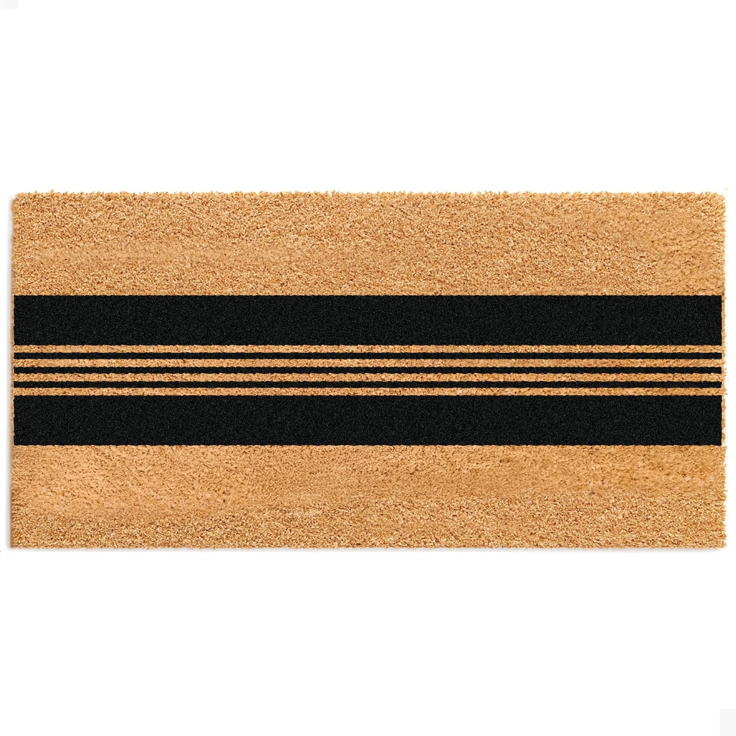 Parallel Charm Natural Coir Doormat - 24x48