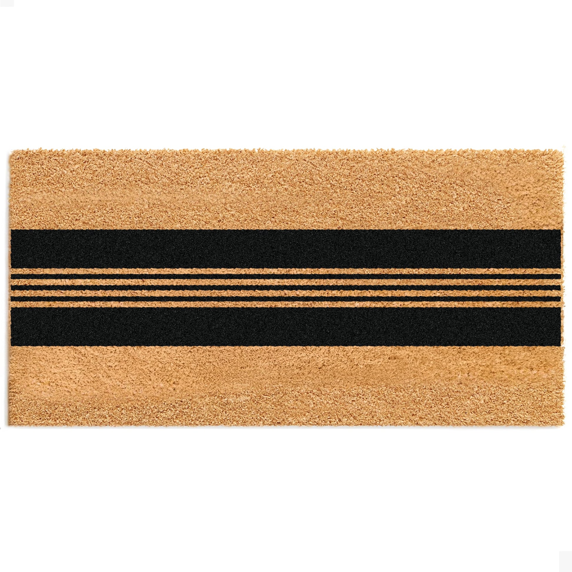 Parallel Charm Natural Coir Doormat - 24x48