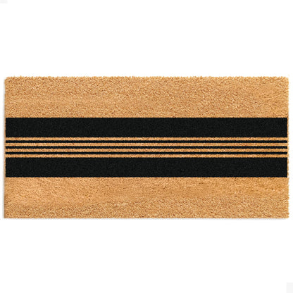 Parallel Charm Natural Coir Doormat - 24x48