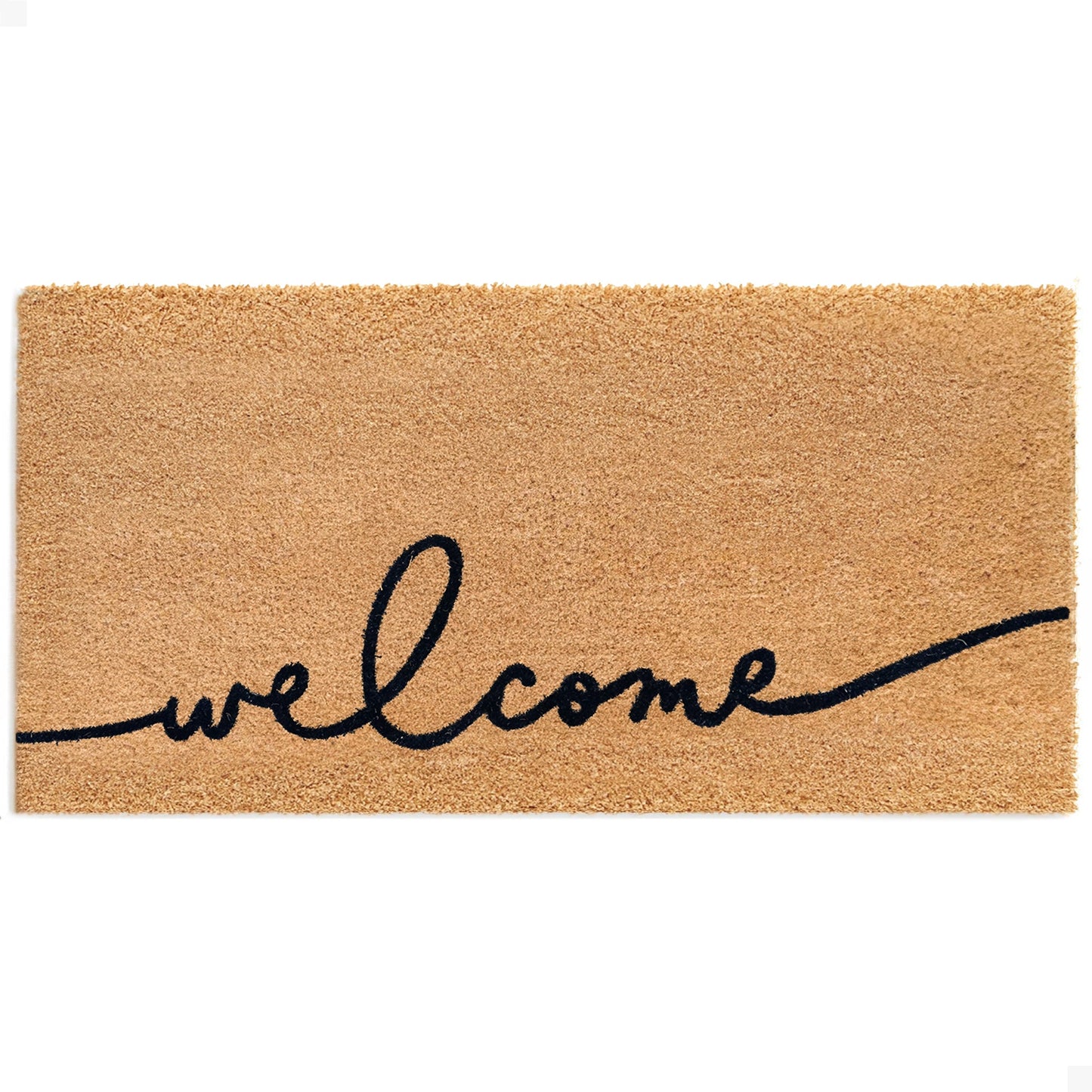 Warm Greeting Natural Coir Doormat - 24x48