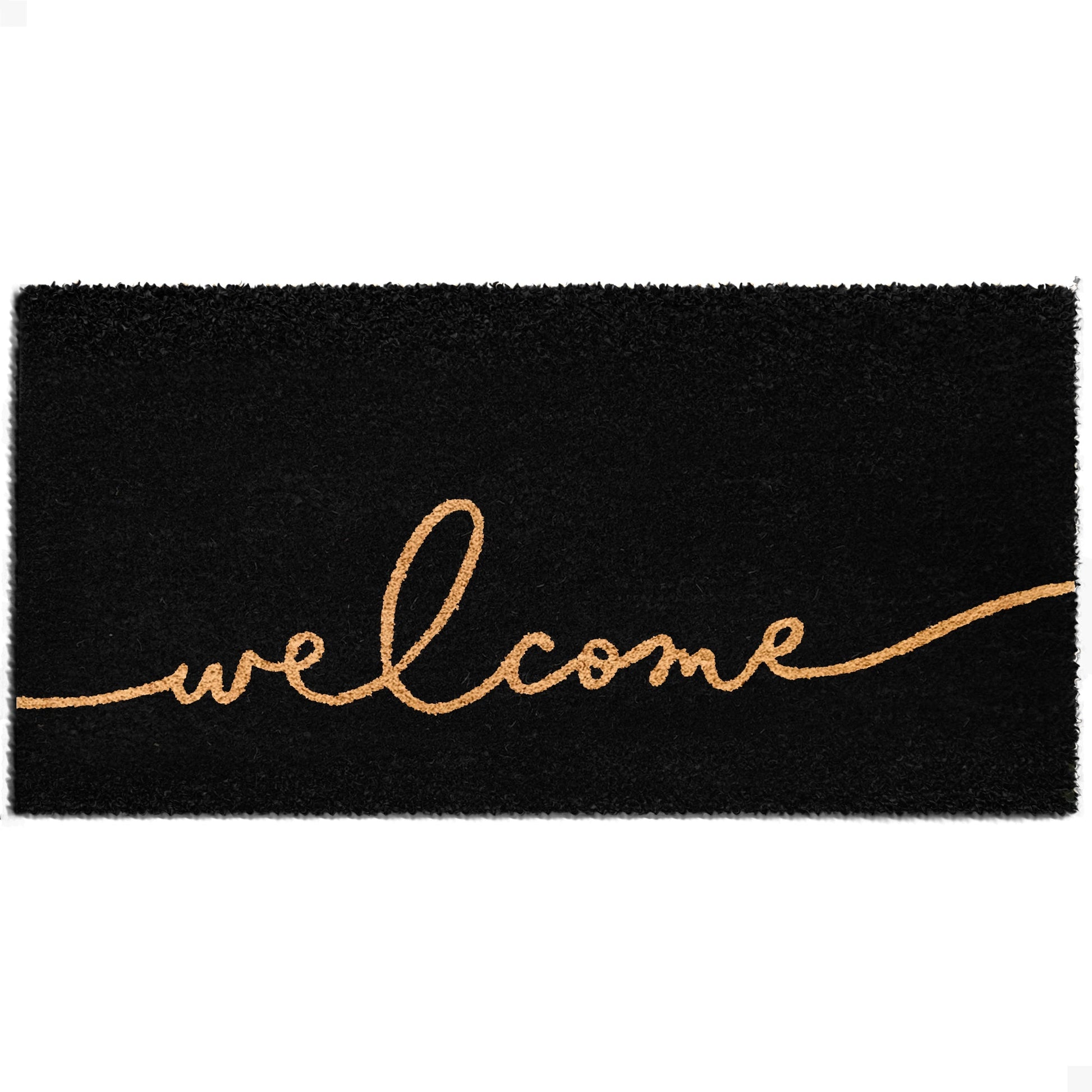 Nocturnal Greeting Natural Coir Doormat - 24x48