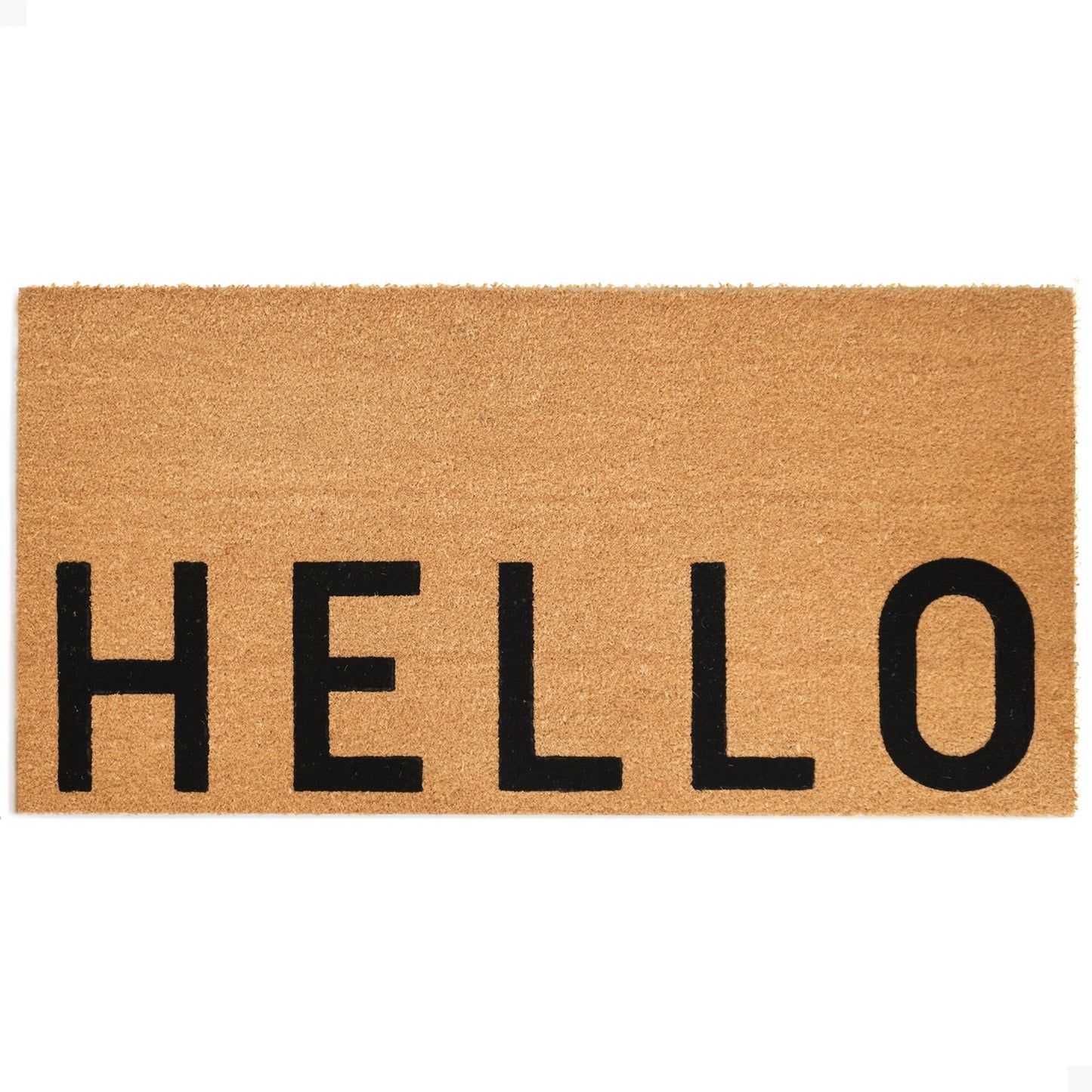Simply Hello Natural Coir Doormat - 24x48