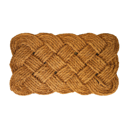 Rope Knot Natural Woven Doormat