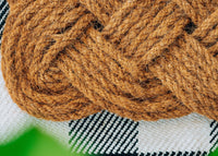 Rope Knot Natural Woven Doormat