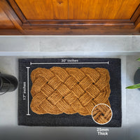 Rope Knot Natural Woven Doormat