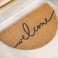 Lunar Welcome Natural Coir Doormat