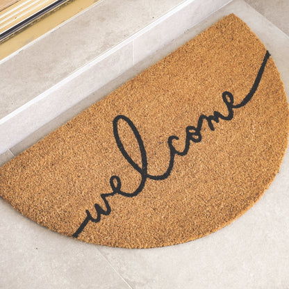 Lunar Welcome Natural Coir Doormat