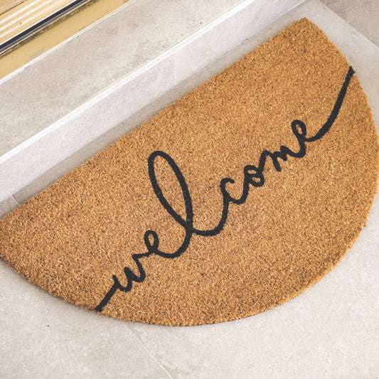 Lunar Welcome Natural Coir Doormat