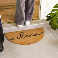 Lunar Welcome Natural Coir Doormat