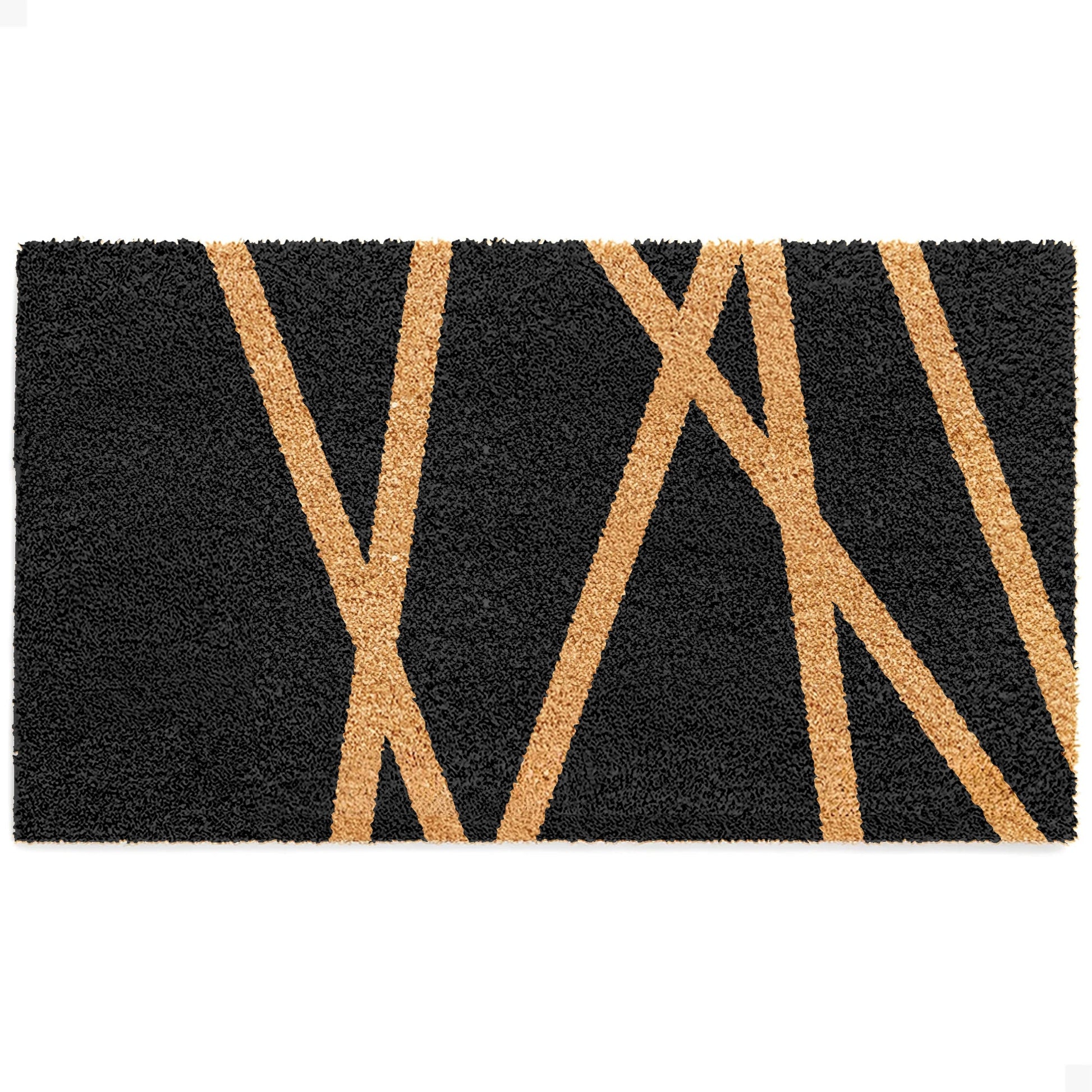 Metro Angles Natural Coir Doormat - 17x30