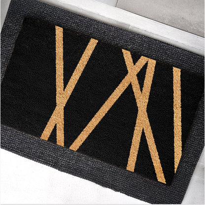 Metro Angles Natural Coir Doormat - 17x30