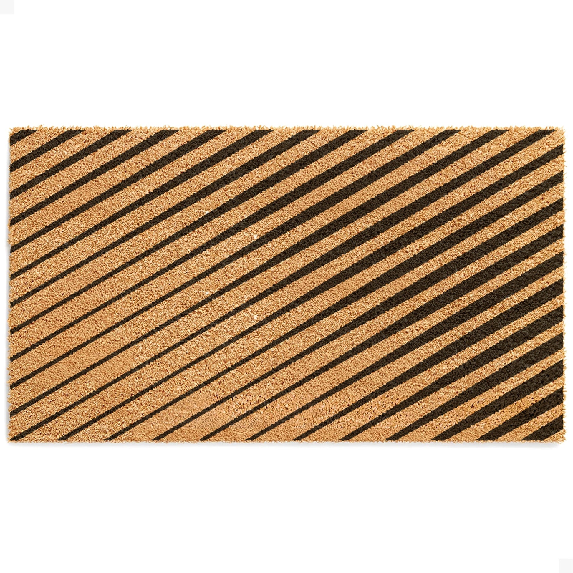Linear Motion Natural Coir Doormat - 17x30