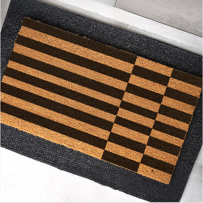 Offset Order Natural Coir Doormat - 17x30