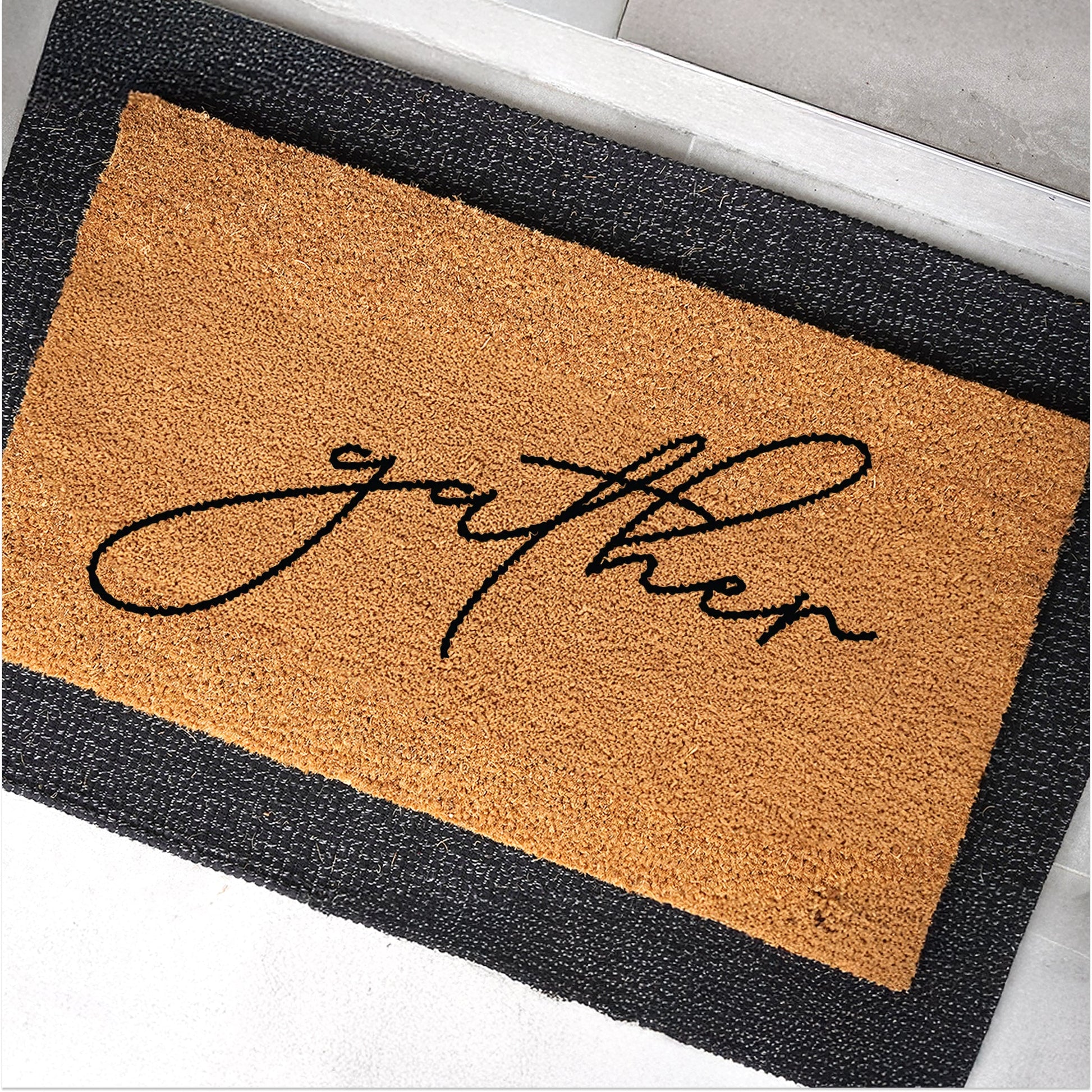 gather Natural Coir Doormat - 17x30