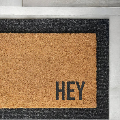 Hey Natural Coir Doormat - 17x30
