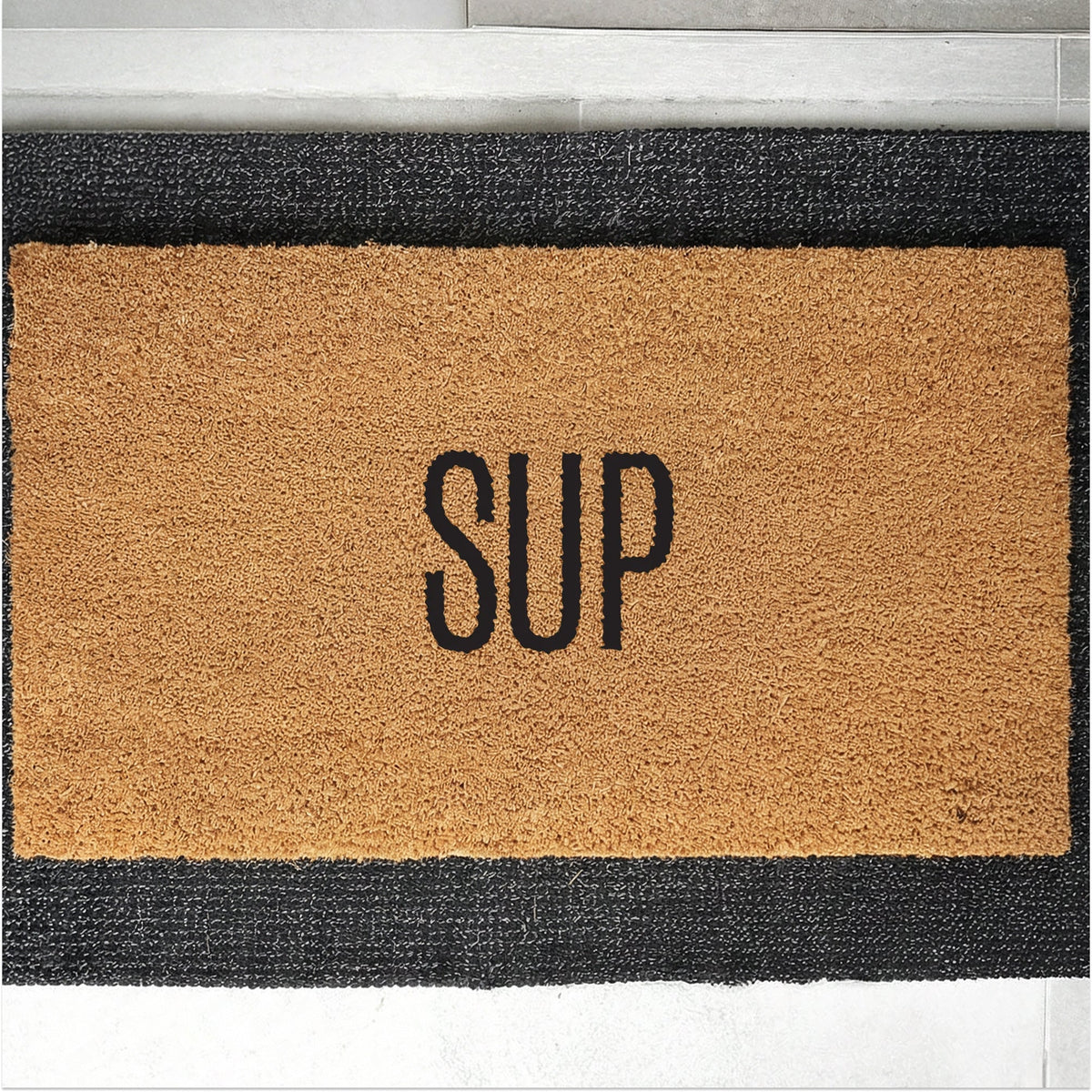 SUP Natural Coir Doormat - 17x30
