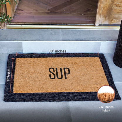 SUP Natural Coir Doormat - 17x30