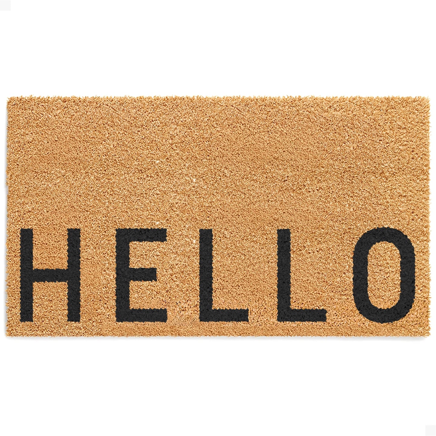 Simply Hello Natural Coir Doormat - 17x30