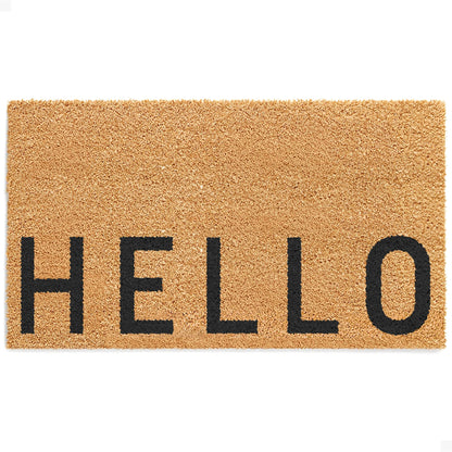 Simply Hello Natural Coir Doormat - 17x30