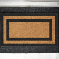 Borderline Natural Coir Doormat - 17x30